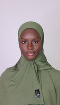 Le Hijab Jersey Premium vert