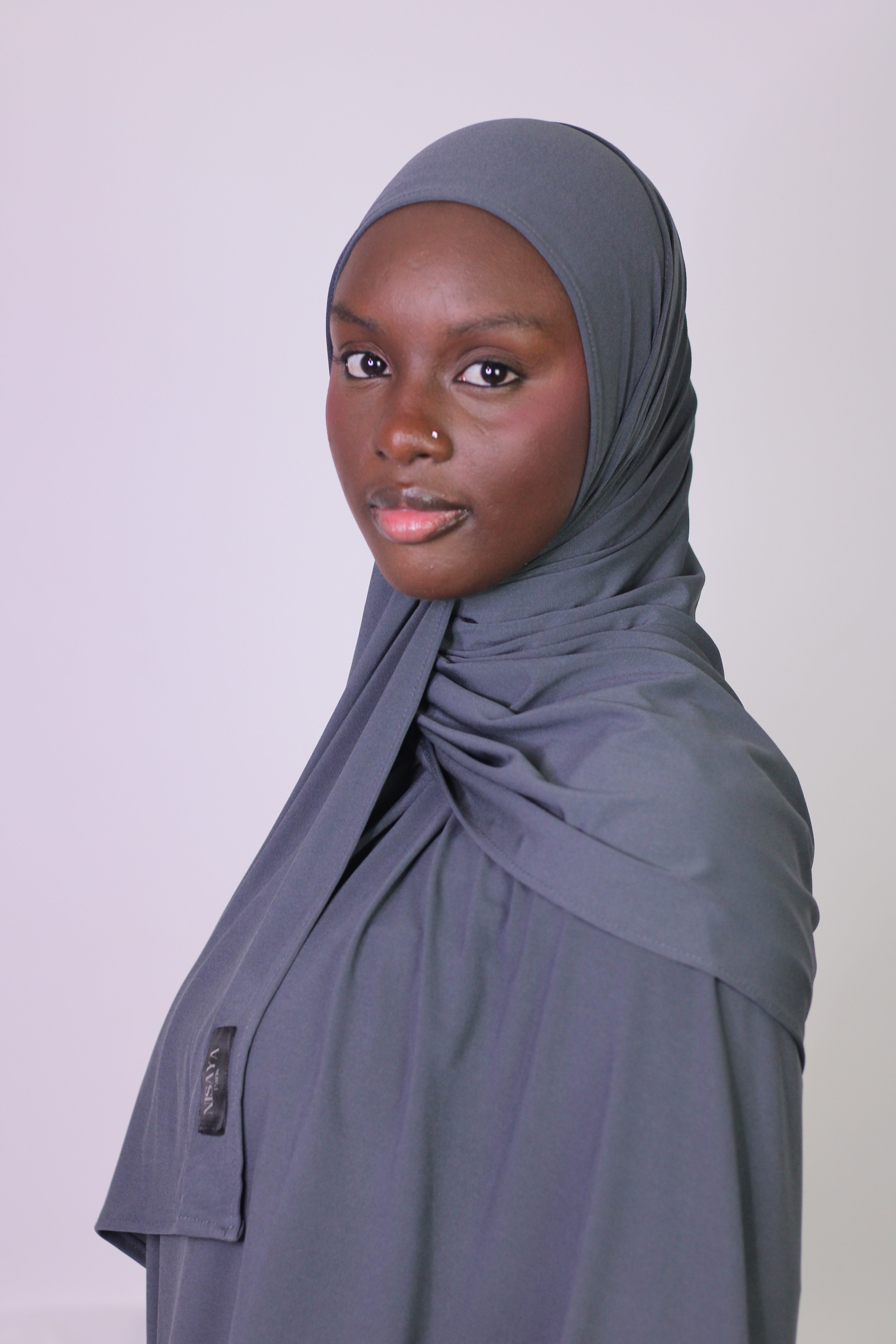 Le Hijab Jersey Premium gris