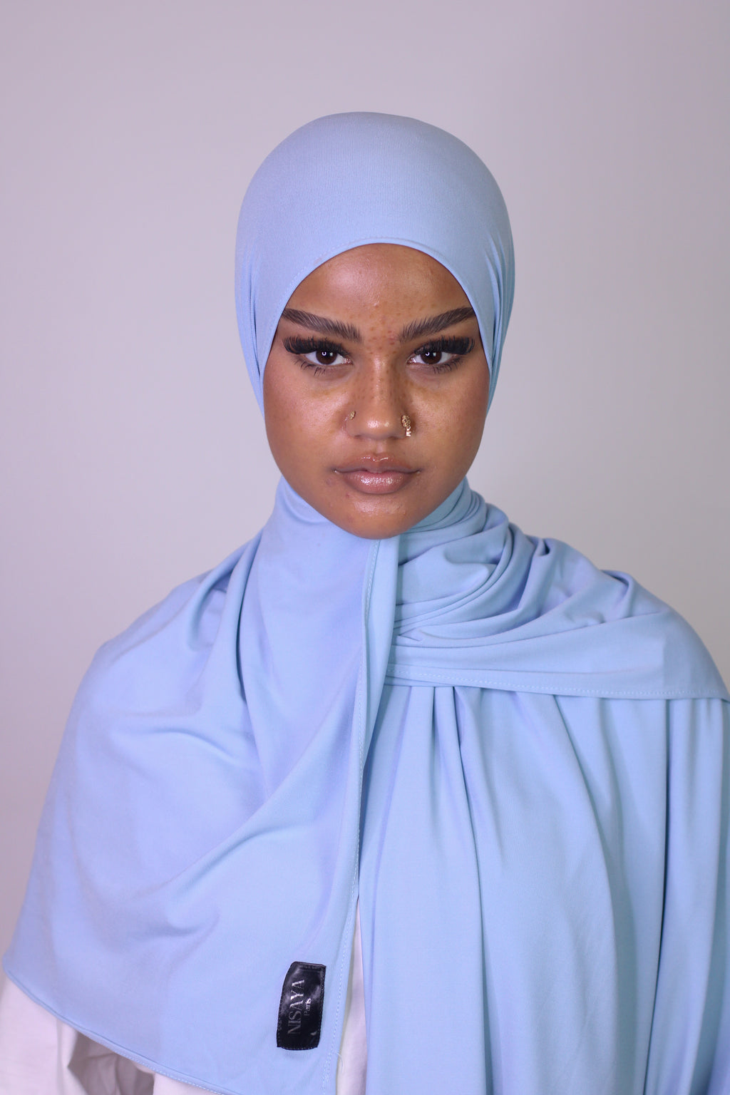 Le Hijab Jersey Premium bleu ciel