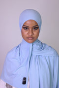 Le Hijab Jersey Premium bleu ciel