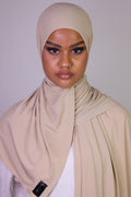Le Hijab Jersey Premium beige